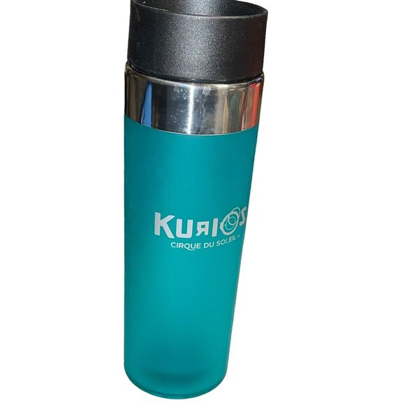 Cirque Du Soleil Water Travel Bottle Kurios Venti Premium Drinkware Push Blue - Picture 1 of 12